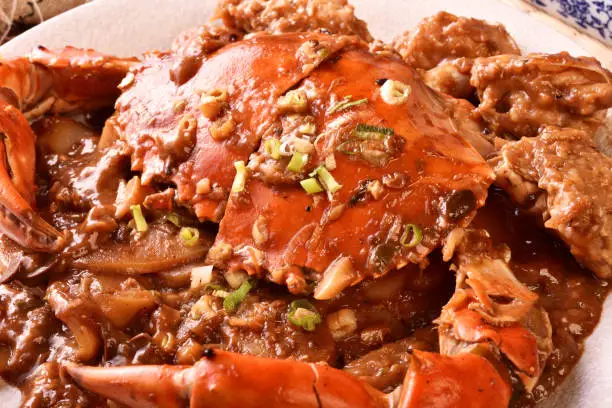Photo of Sauteed crab with rice cake