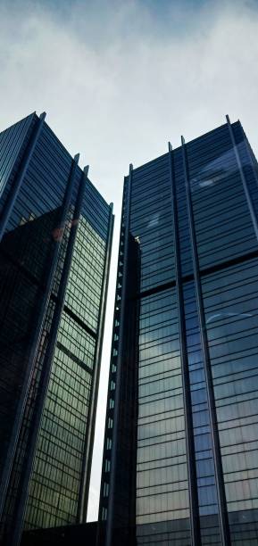 twin building Twin buildings located on the edge of the highway near the beautiful Kapok beach joule stock pictures, royalty-free photos & images