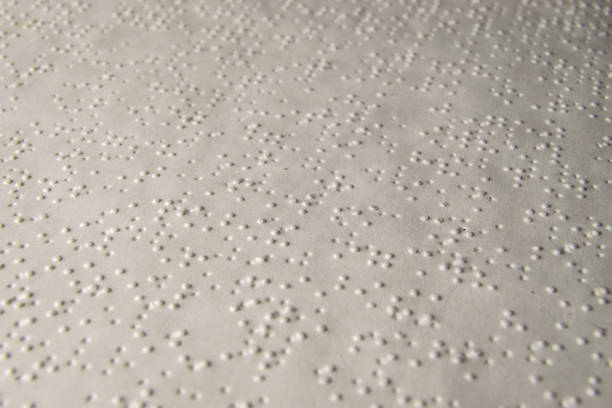 istock Braille Alphabet Printed White Paper 1298473750