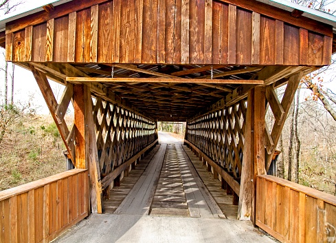 Eastey covered bridge,   built in 1930 in Rosa Alabama Al.