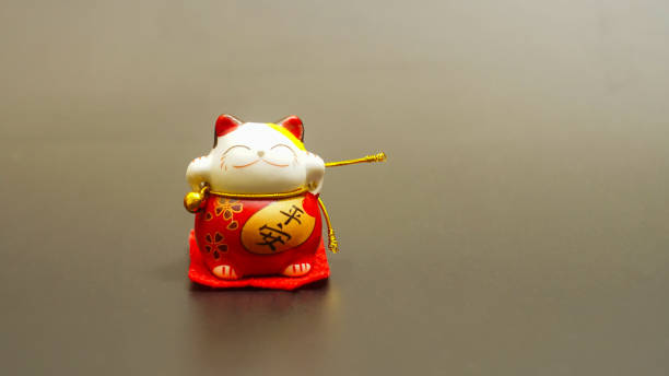 istock Colorful Maneki Neko - Lucky Chinese Cat 1298488929