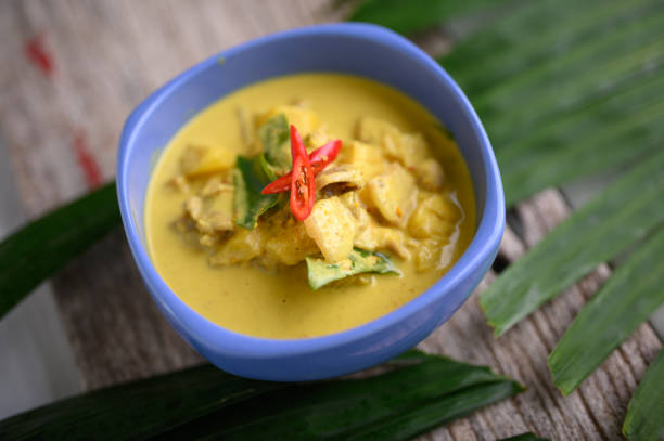 istock Southern Thai  style curry with pork and pineapple 1298499408