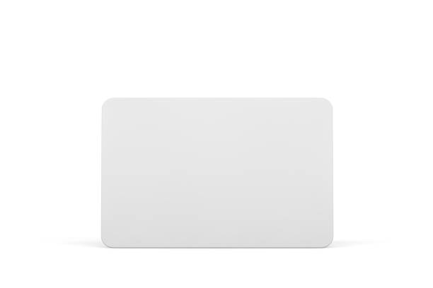 Realistic Detailed 3d Blank Plastic Credit Card Empty Template