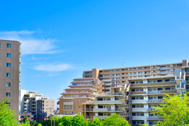 Japan's residential area, suburbs of Tokyo