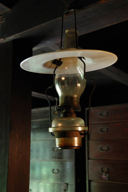 istock Retro oil lamp with cap 1298507579