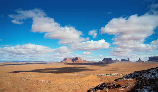 Cloudscape over Monument Valley Arizona USA