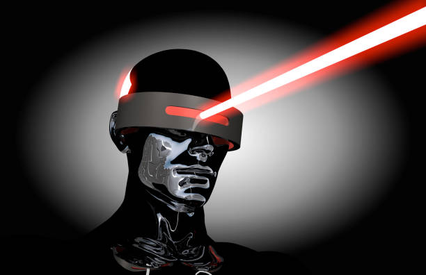 Bronze Motorcycle Helmet Full Faced Visor 3d illustration 3d render
