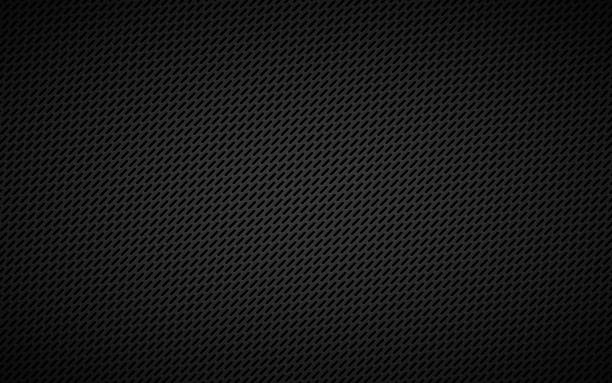 istock Dark black metal perforated background. Abstract grey metallic stainless steel wallpaper. Simple vector illustration 1298519534