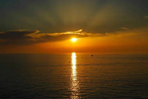 Sunset on Adriatic