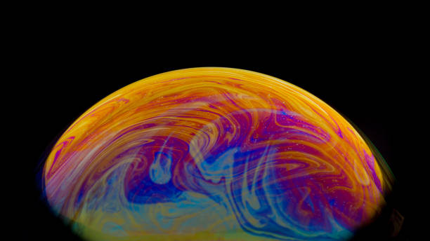 istock Iridescent World in the Bubbles 1298538246