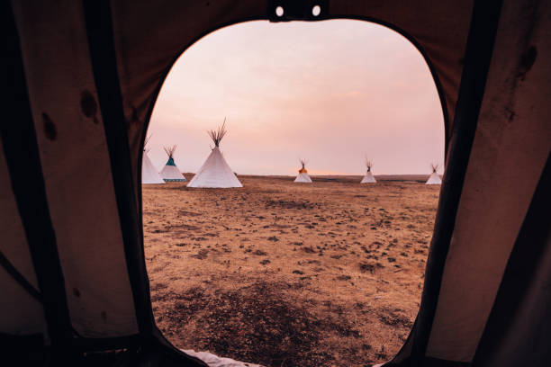 istock Teepee tent in Montana 1298546330
