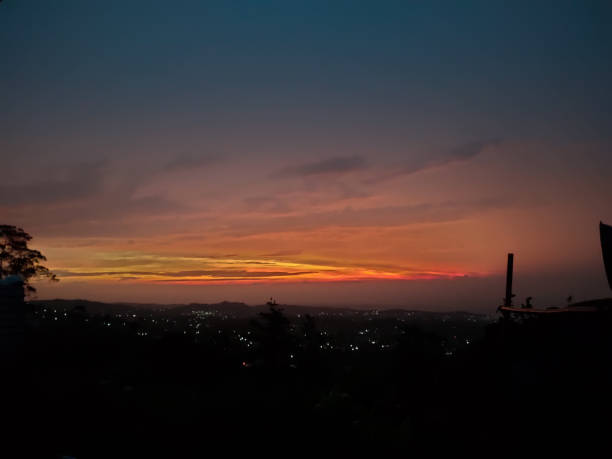 istock The Sun Sets Over The Hill 1298554813