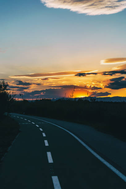 istock sunset with beautiful colors in the clouds 1298559824