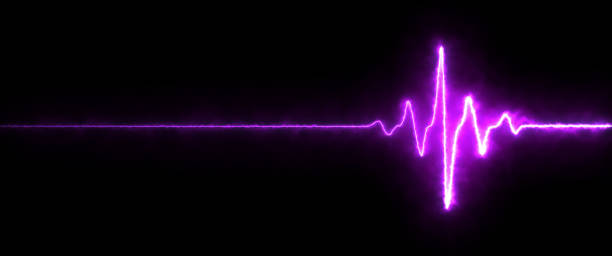 istock Colorful heartbeat rate and pulse on black screen, seamless and loop motion animate 1298573417