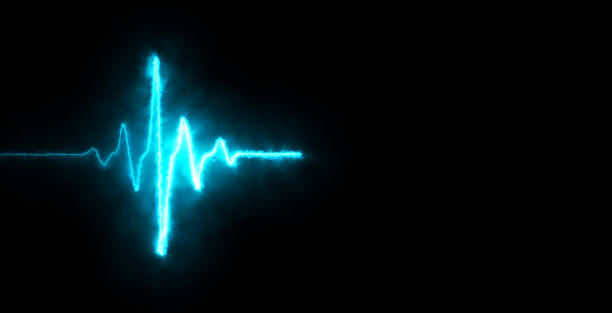 istock Colorful heartbeat rate and pulse on black screen, seamless and loop motion animate 1298573480