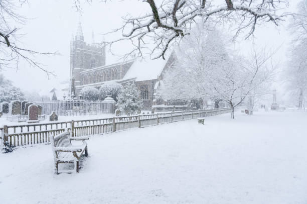 istock Snowy Day In Beaconsfield 1298576390