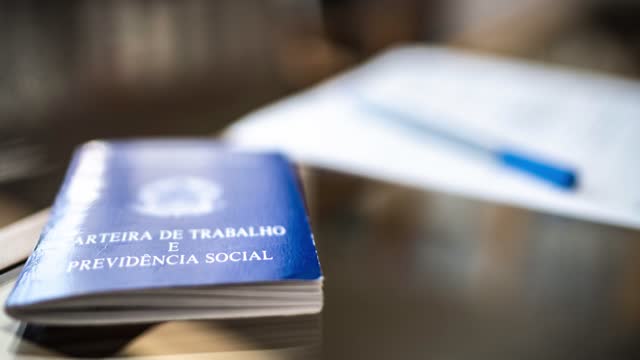 Brazilian document work and social security (Carteira de Trabalho e Previdencia Social)