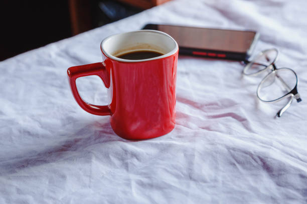 Red coffee cups and \