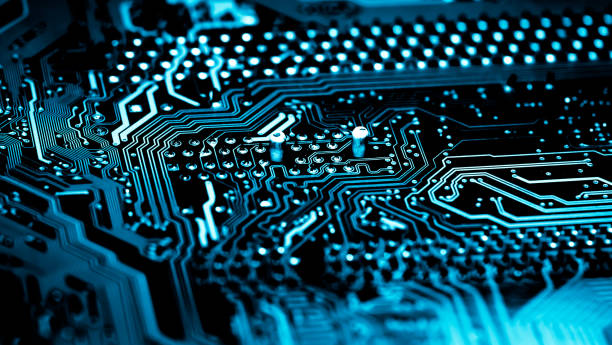 istock Abstract,close up of Mainboard Electronic background. (logic board,cpu motherboard,circuit,system board,mobo) 1298599445