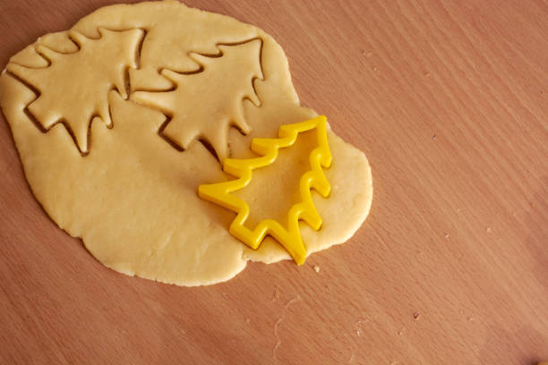 istock Cutting cookies from the dough 1298606352