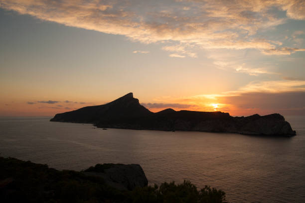 istock View of a beautiful lonely Spanish island at sunset 1298610329