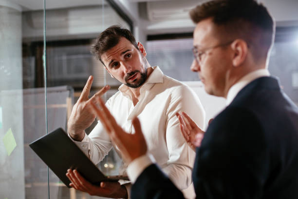 istock Colleagues in conference room making a business plan. 1298616759