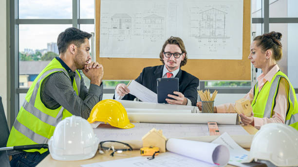 istock Group of Caucasian engineer teamwork meeting for planning project. 1298630429