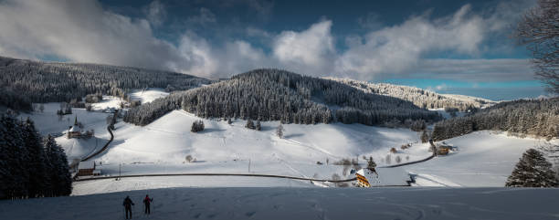 Winter in the Black Forest in Germany Winter in the Black Forest in Germany temperatur stock pictures, royalty-free photos & images