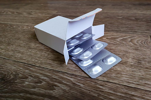A box of generic Doxycycline antibiotic pills. It is used to treat bacterial pneumonia, acne, chlamydia infections, Lyme disease, cholera, typhus, and syphilis.