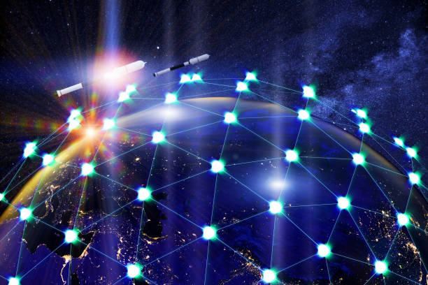 istock A network of linked satellites 1298645325