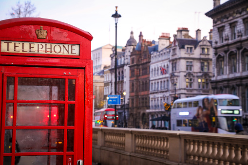 London red telephone box