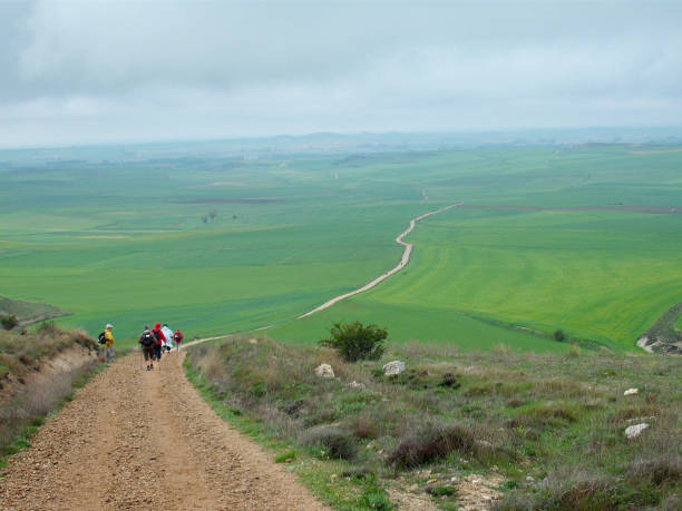 Pilgrims on the camino de santiago, aka way of st. james