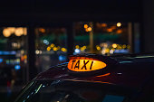 London black cab taxi sign