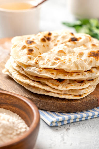 istock Homemade Roti Chapati Flatbread 1298650116