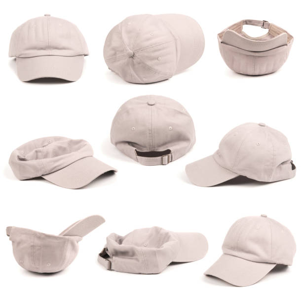 istock Group of nine grey baseball cap 1298652365