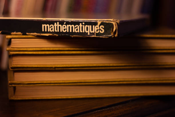 istock Math Book Resting on a Pile of Books 1298657936