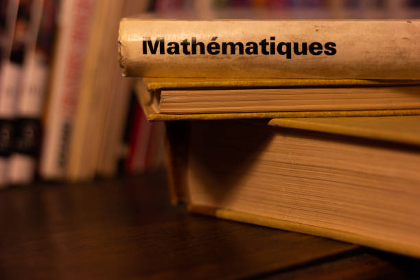 istock Math Book Resting on a Pile of Books 1298657996