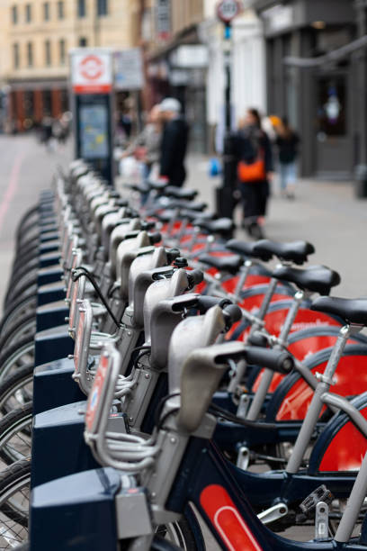 istock City bike station 1298662899