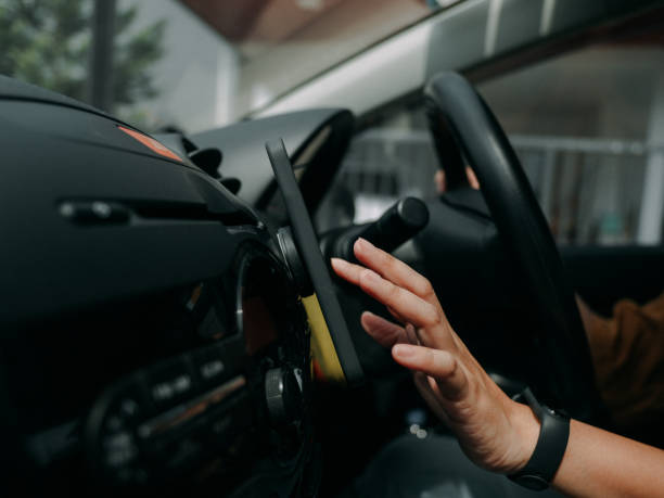 istock Woman using GPS navigation by smart phone 1298672371