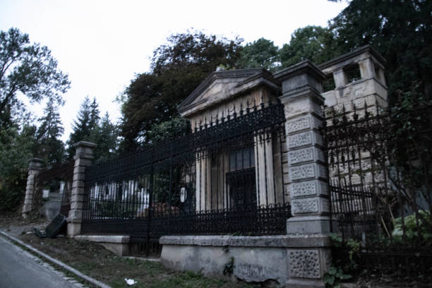 istock An old imposing crypt in a cemetery in Transylvania 1298673692