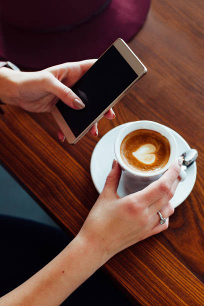 istock Business Woman In A Cafe 1298678955