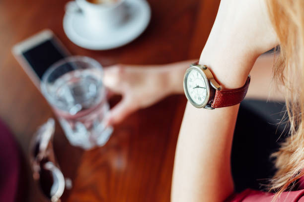 Woman's Watch In Close Up