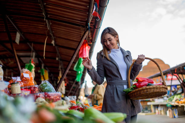 istock Autumn time, buying vegetables. 1298692486
