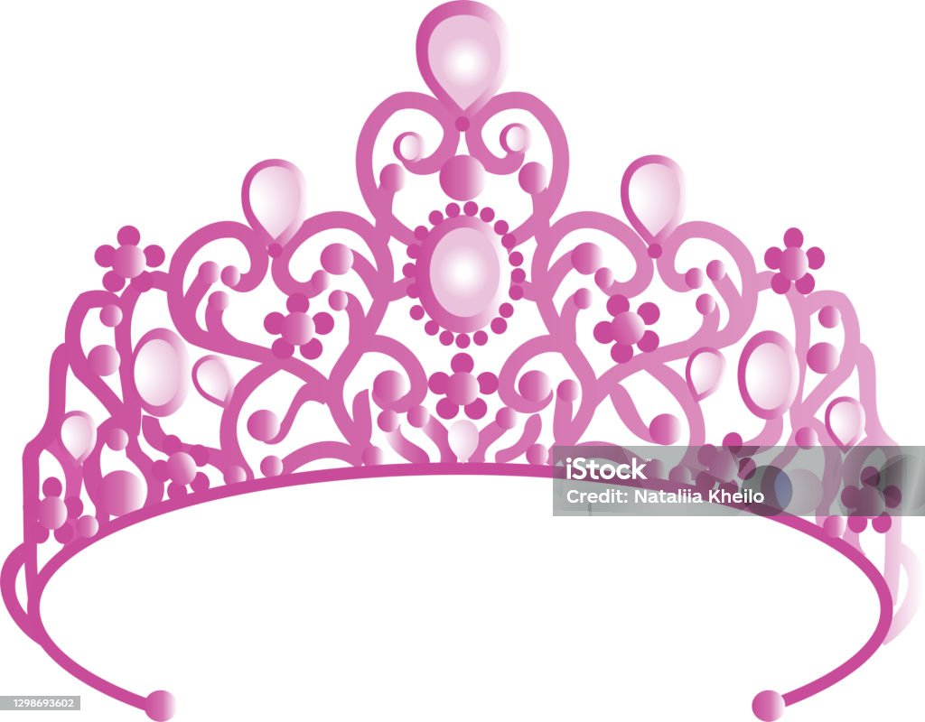 Immagine Vettoriale Di Una Tiara Principessa Per Una Bambina - Immagini  vettoriali stock e altre immagini di Diadema - Corona reale - iStock