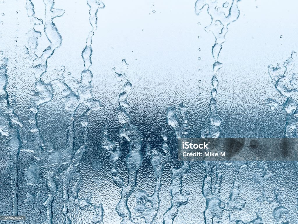 Window Ice Pattern Cold Ice Patterns On Window Stock Photo - Download Image Now - Abstract ...