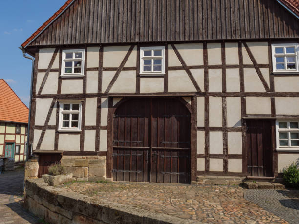 istock small village with truss houses in germany 1298694484
