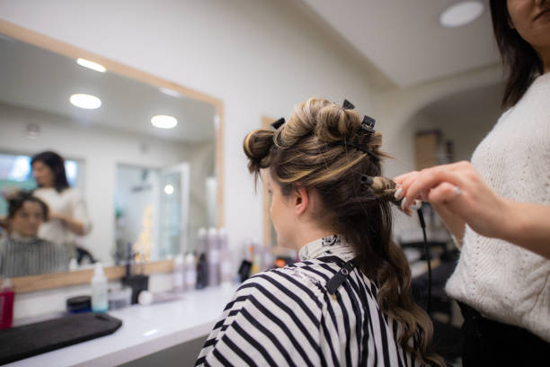 istock Changing hair style at hair salon 1298696095