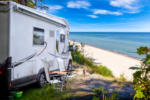 istock Vacations with motorhome in Baltic seashore 1298696464