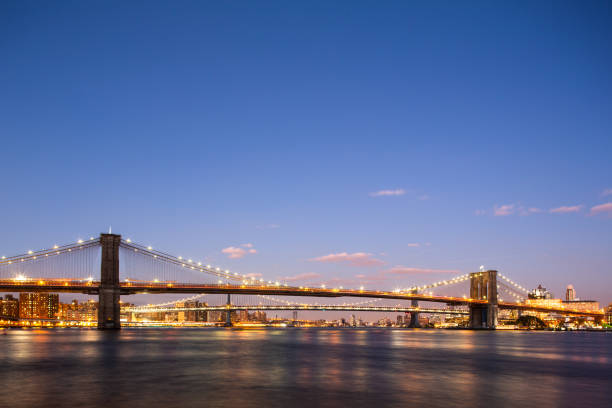 istock New York City Manhattan Downtown with Brooklyn Bridge 1298702022