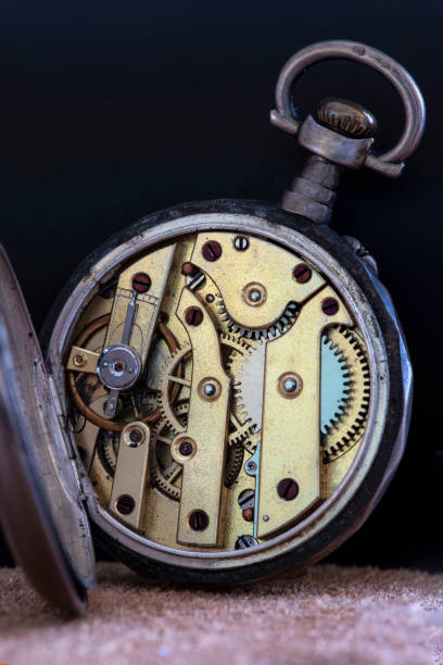 istock Gearing of an old watch 1298709835